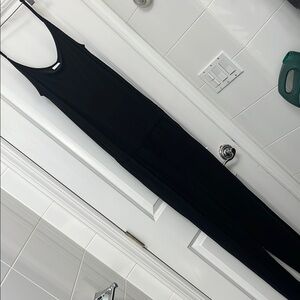Black Jumpsuit Scoop Neck